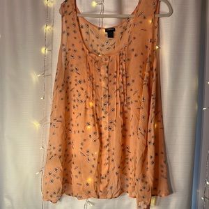 Torrid Floral Pattern Blouse (4X)